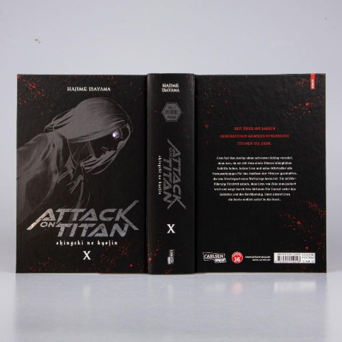 Buchcover und Innenansicht für das Buch: Shingeki no Kyojin
