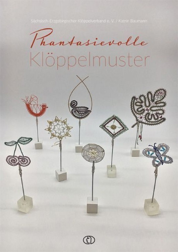 Buchcover und Innenansicht für das Buch: Phantasievolle Klöppelmuster