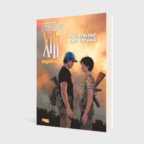 Buchcover und Innenansicht für das Buch: XIII Mystery 14 - Traquenards et Sentiments