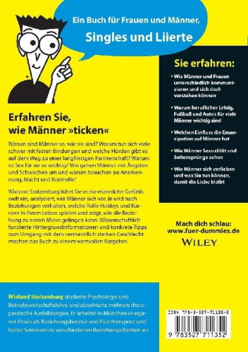 Buchcover und Innenansicht für das Buch: Männer verstehen für Dummies