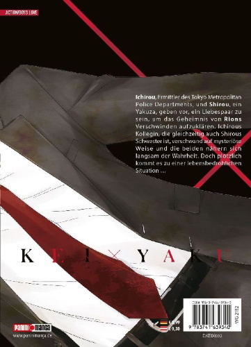 Buchcover und Innenansicht für das Buch: Kei x Yaku: Gefährliche Partner 02