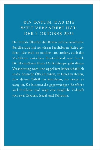 Buchcover und Innenansicht für das Buch: Israeli-German Dialogue After the 7th October 2023