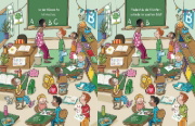 Buchcover und Innenansicht für das Buch: Mein Schulstart-Rätselbuch
