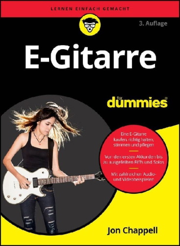 Buchcover und Innenansicht für das Buch: E-Gitarre für Dummies