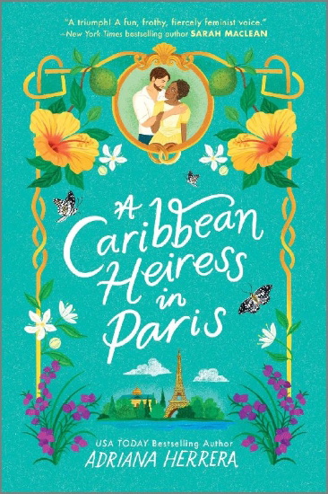 Buchcover und Innenansicht für das Buch: A CARIBBEAN HEIRESS IN PARIS