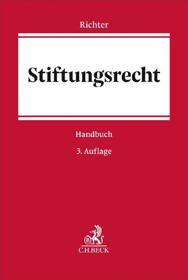 Buchcover und Innenansicht für das Buch: Stiftungsrecht