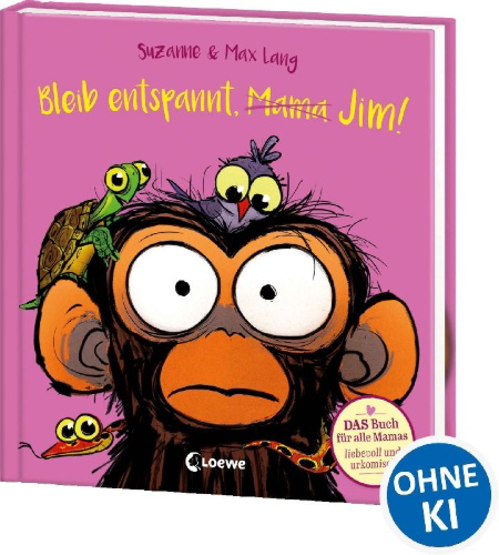 Buchcover und Innenansicht für das Buch: Grumpy Monkey - Mom For A Day