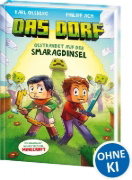 Buchcover und Innenansicht für das Buch: Das Dorf (Band 1) - Gestrandet auf der Smaragdinsel