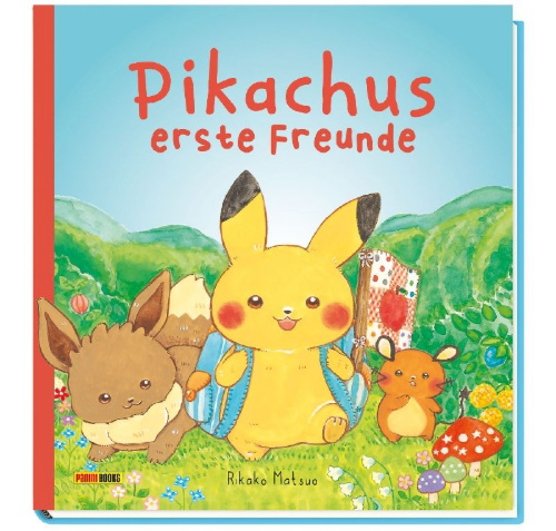 Buchcover und Innenansicht für das Buch: monpoké: Pikachus erste Freunde