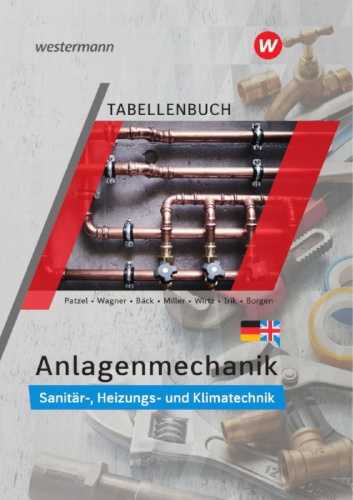 Buchcover und Innenansicht für das Buch: Anlagenmechanik für Sanitär-, Heizungs- und Klimatechnik