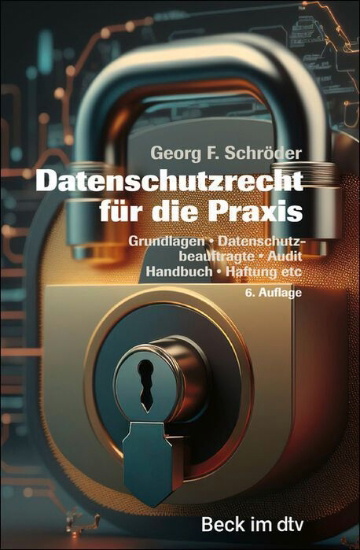 Buchcover und Innenansicht für das Buch: Datenschutzrecht für die Praxis