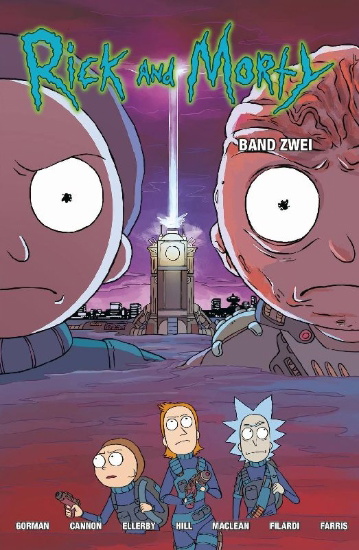 Buchcover und Innenansicht für das Buch: Rick and Morty #6-10