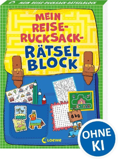 Buchcover und Innenansicht für das Buch: The Backpack Activity Book