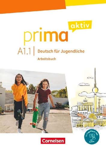 Buchcover und Innenansicht für das Buch: Prima aktiv A1: Band 01. Arbeitsbuch