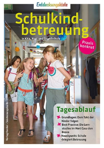 Buchcover und Innenansicht für das Buch: Entdeckungskiste: Tagesablauf