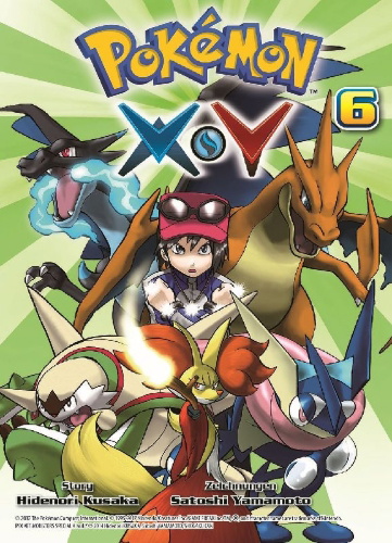 Buchcover und Innenansicht für das Buch: Pokémon X und Y 06