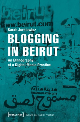 Buchcover und Innenansicht für das Buch: Blogging in Beirut