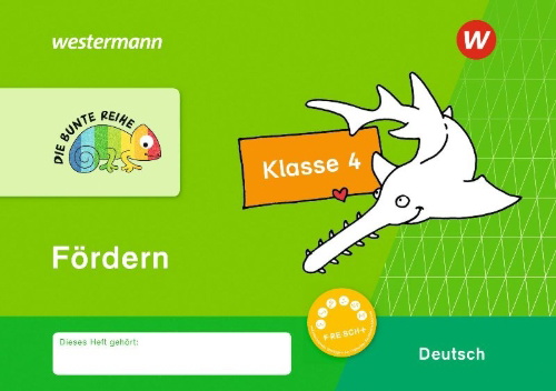 Buchcover und Innenansicht für das Buch: DIE BUNTE REIHE - Deutsch 4. Fördern