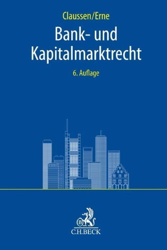 Buchcover und Innenansicht für das Buch: Bank- und Kapitalmarktrecht