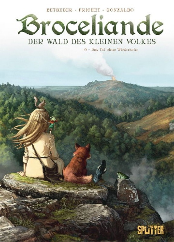 Buchcover und Innenansicht für das Buch: Broceliande. Band 6