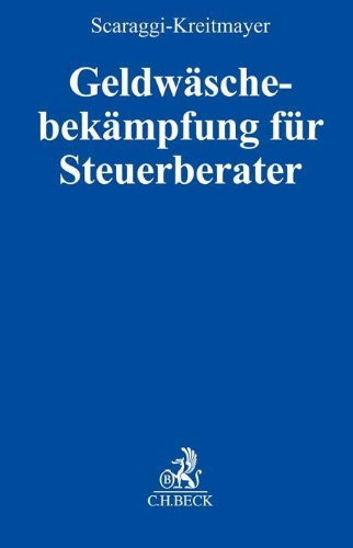 Buchcover und Innenansicht für das Buch: Geldwäschebekämpfung für Steuerberater