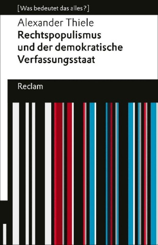 Buchcover und Innenansicht für das Buch: Rechtspopulismus und der demokratische Verfassungsstaat