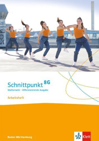 Buchcover und Innenansicht für das Buch: Schnittpunkt Mathematik 8G. Arbeitsheft mit Lösungsheft Klasse 8. Differenzierende Ausgabe Baden-Württemberg