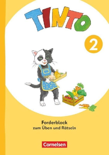 Buchcover und Innenansicht für das Buch: Tinto Sprachlesebuch 2. Schuljahr - Ausgabe 2026 - Forderblock zum Üben und Rätseln