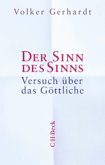 Buchcover und Innenansicht für das Buch: Der Sinn des Sinns