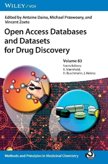 Buchcover und Innenansicht für das Buch: Open Access Databases and Datasets for Drug Discovery