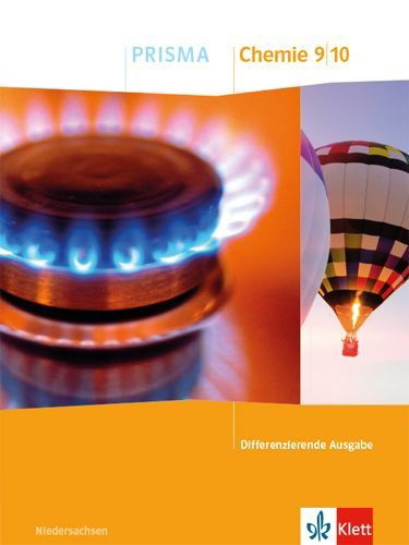 Buchcover und Innenansicht für das Buch: PRISMA Chemie 9/10. Schulbuch Klasse 9/10. Differenzierende Ausgabe Niedersachsen