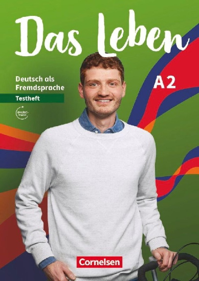 Buchcover und Innenansicht für das Buch: Das Leben A2: Gesamtband - Testheft mit Audios online