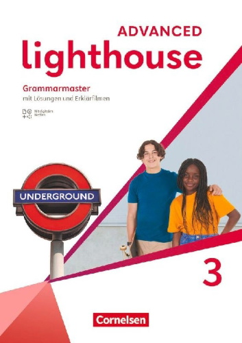 Buchcover und Innenansicht für das Buch: Lighthouse Band 3: 7. Schuljahr - Grammarmaster mit Lösungen und Erklärfilmen