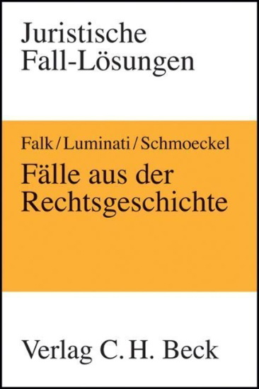 Buchcover und Innenansicht für das Buch: Fälle aus der Rechtsgeschichte