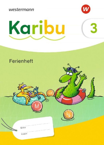 Buchcover und Innenansicht für das Buch: Karibu 3. ferienheft. - Ausgabe 2024