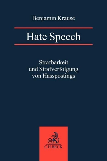 Buchcover und Innenansicht für das Buch: Hate Speech