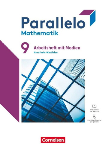 Buchcover und Innenansicht für das Buch: Parallelo 9. Schuljahr - Nordrhein-Westfalen - Ausgabe 2022 - Arbeitsheft mit Medien und Lösungen - Inkl. Erklärvideos und interaktiven Übungen