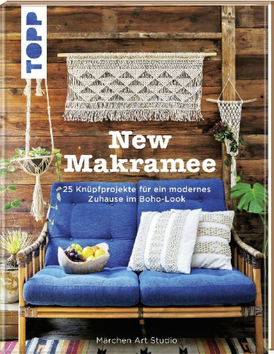 Buchcover und Innenansicht für das Buch: Macramé. Boho chic interior-décor
