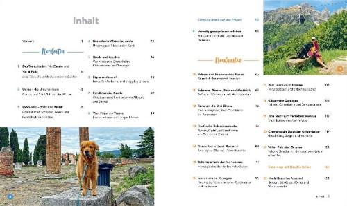 Buchcover und Innenansicht für das Buch: Italien mit Hund