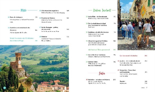 Buchcover und Innenansicht für das Buch: Italien mit Hund