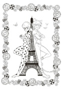 Buchcover und Innenansicht für das Buch: Miraculous: Superstarker Sticker- und Malspaß