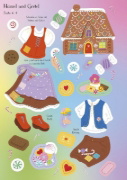 Buchcover und Innenansicht für das Buch: Mein erstes Anziehpuppen-Stickerbuch: Märchenfiguren