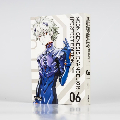 Buchcover und Innenansicht für das Buch: Aizouban Neon Genesis Evangelion