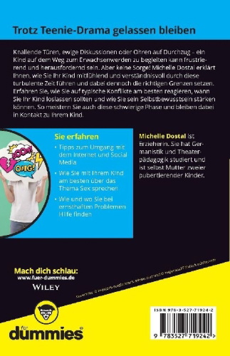 Buchcover und Innenansicht für das Buch: Pubertät für Dummies