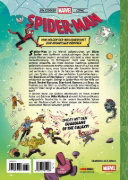 Buchcover und Innenansicht für das Buch: Spider-Man: Cosmic Chaos! - A Mighty Marvel Team-Up