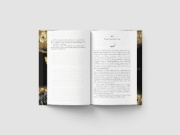 Buchcover und Innenansicht für das Buch: Inked - Die Goldblut-Reihe