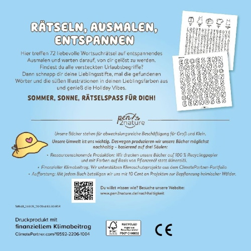 Buchcover und Innenansicht für das Buch: Cozy Word Search Holiday Vibes