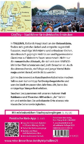 Buchcover und Innenansicht für das Buch: Reise Know-How CityTrip Tallinn