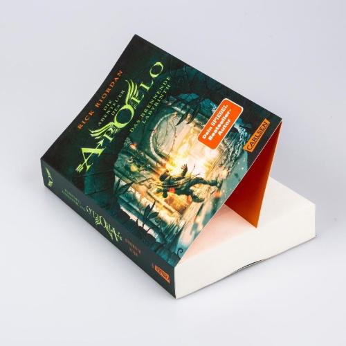 Buchcover und Innenansicht für das Buch: The Trials of Apollo, Book 1: The Burning Maze