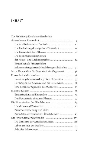 Buchcover und Innenansicht für das Buch: Zeiten der Einsamkeit